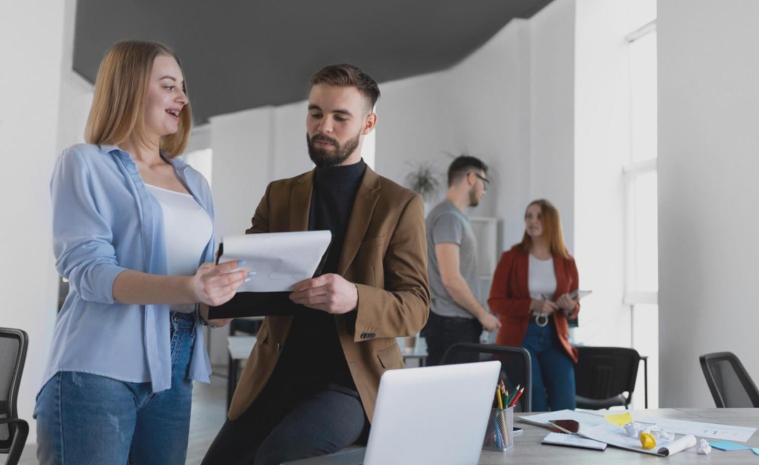 Séance de formation en groupe avec échanges entre participants
